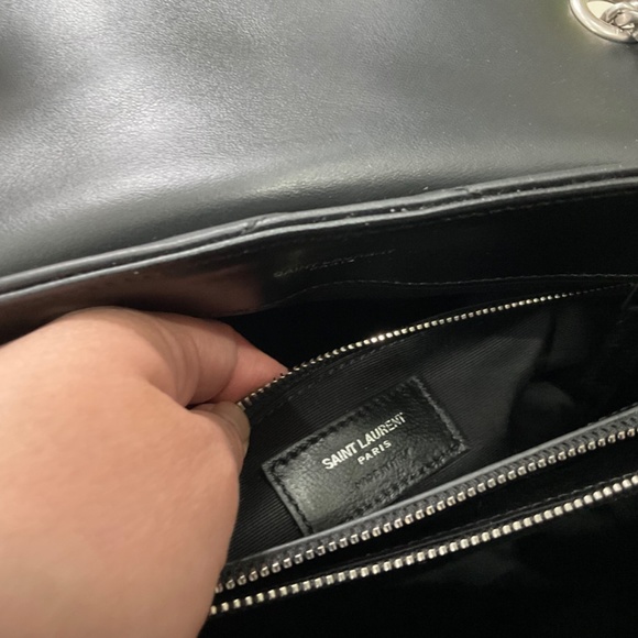 Ysl - Saint laurent medium loulou in black - Picture 10 of 13